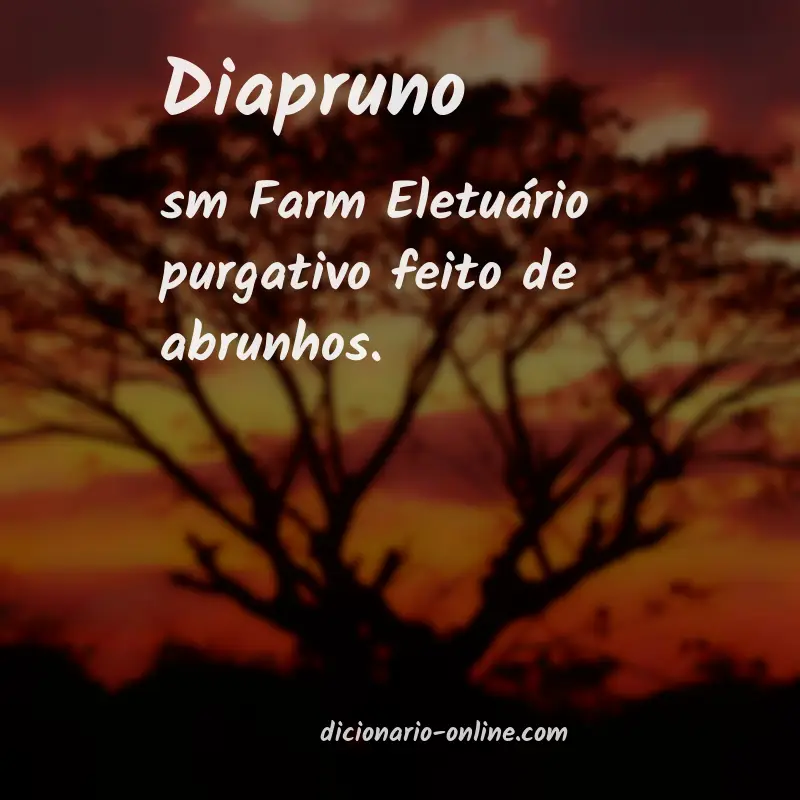 Significado de diapruno