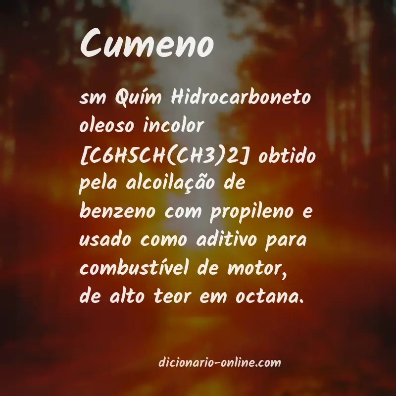 Significado de cumeno