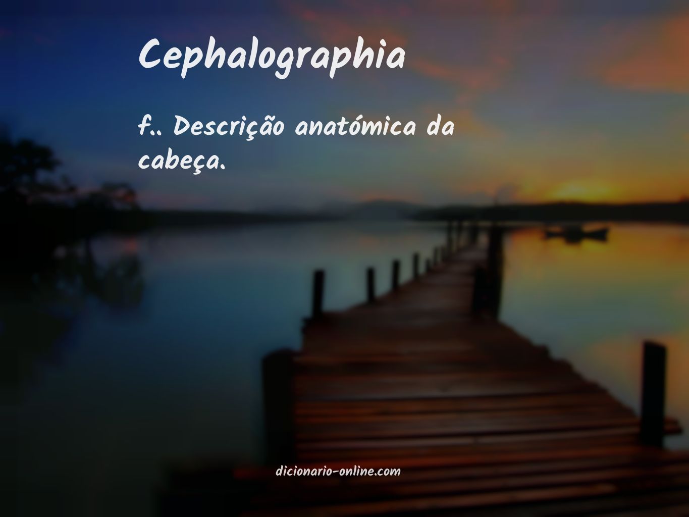 Significado de cephalographia