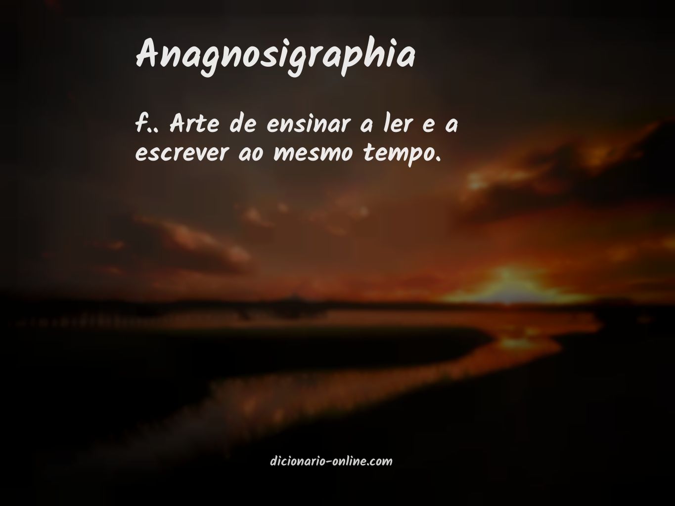 Significado de anagnosigraphia