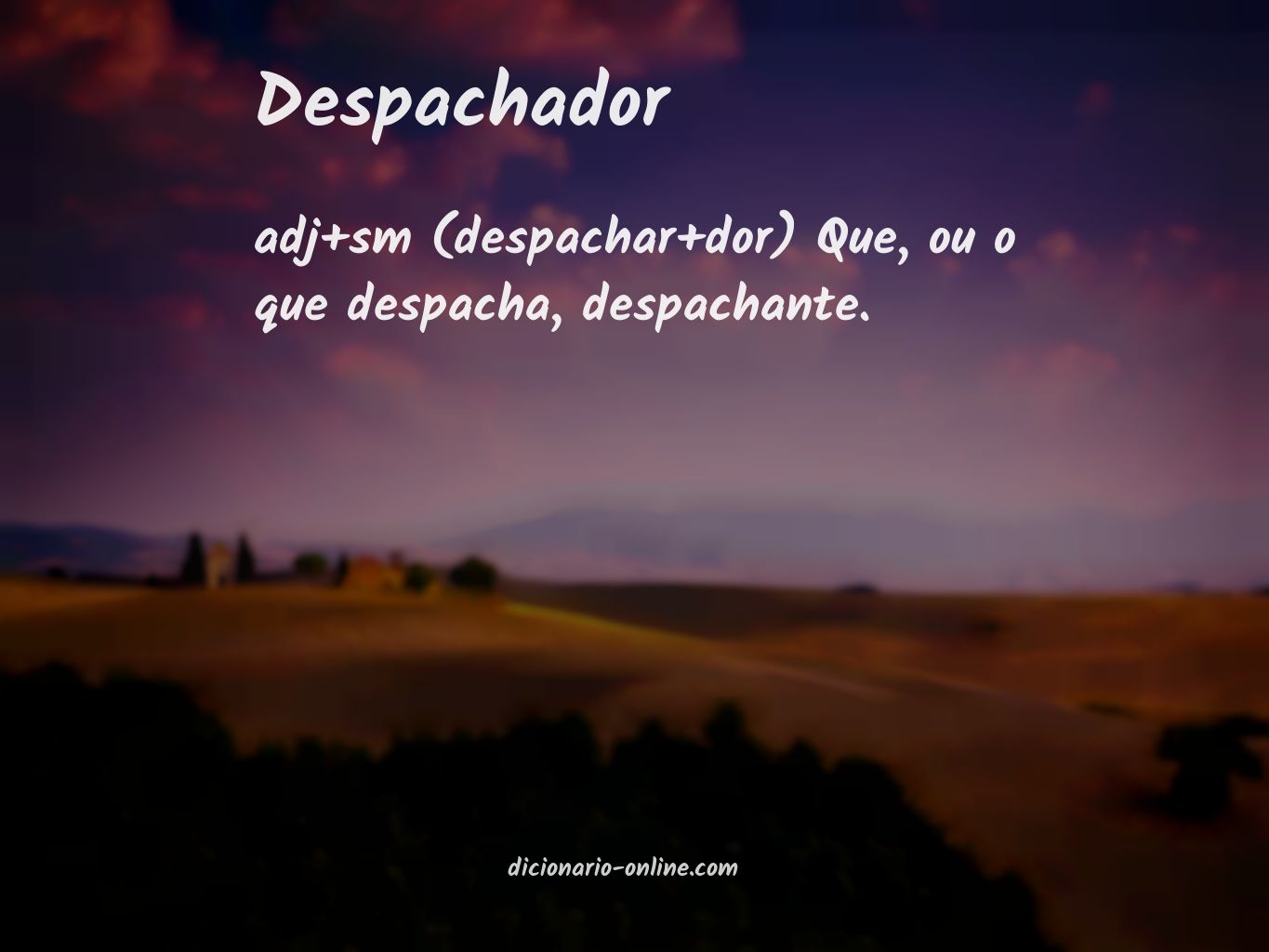 Significado de despachador