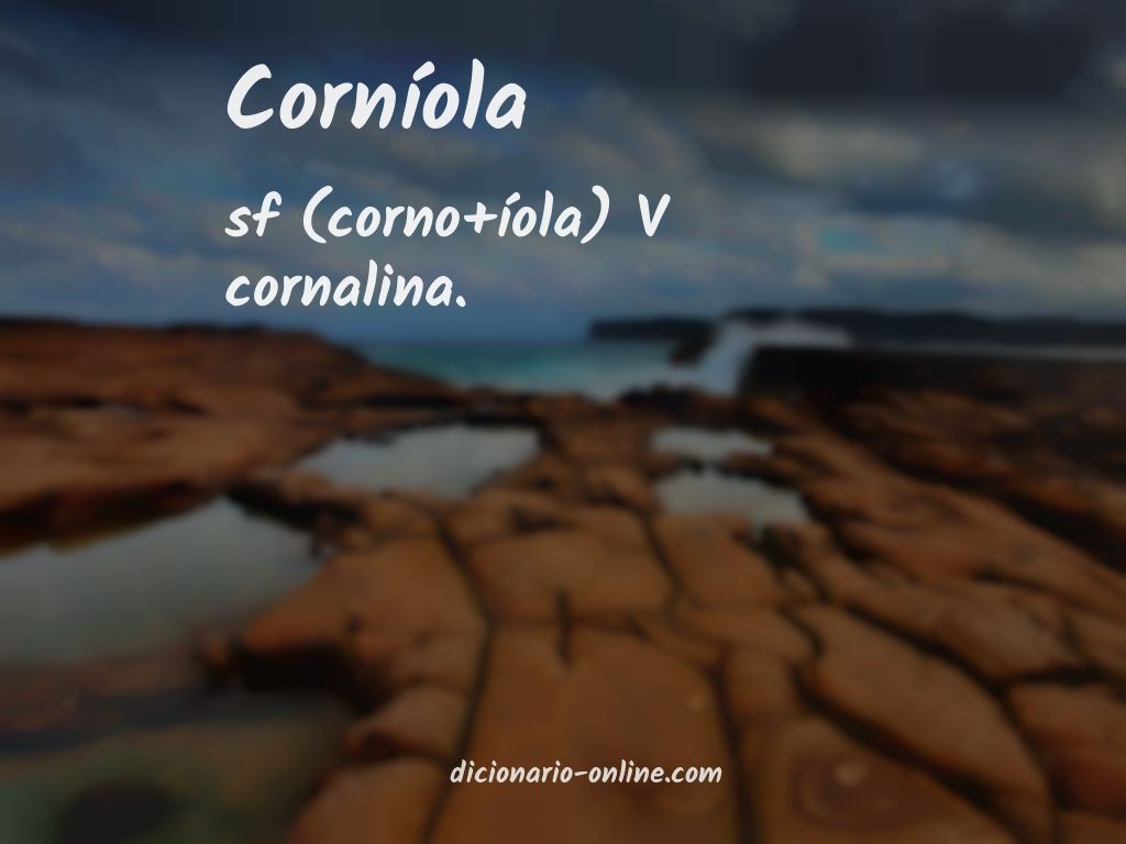 Significado de corníola