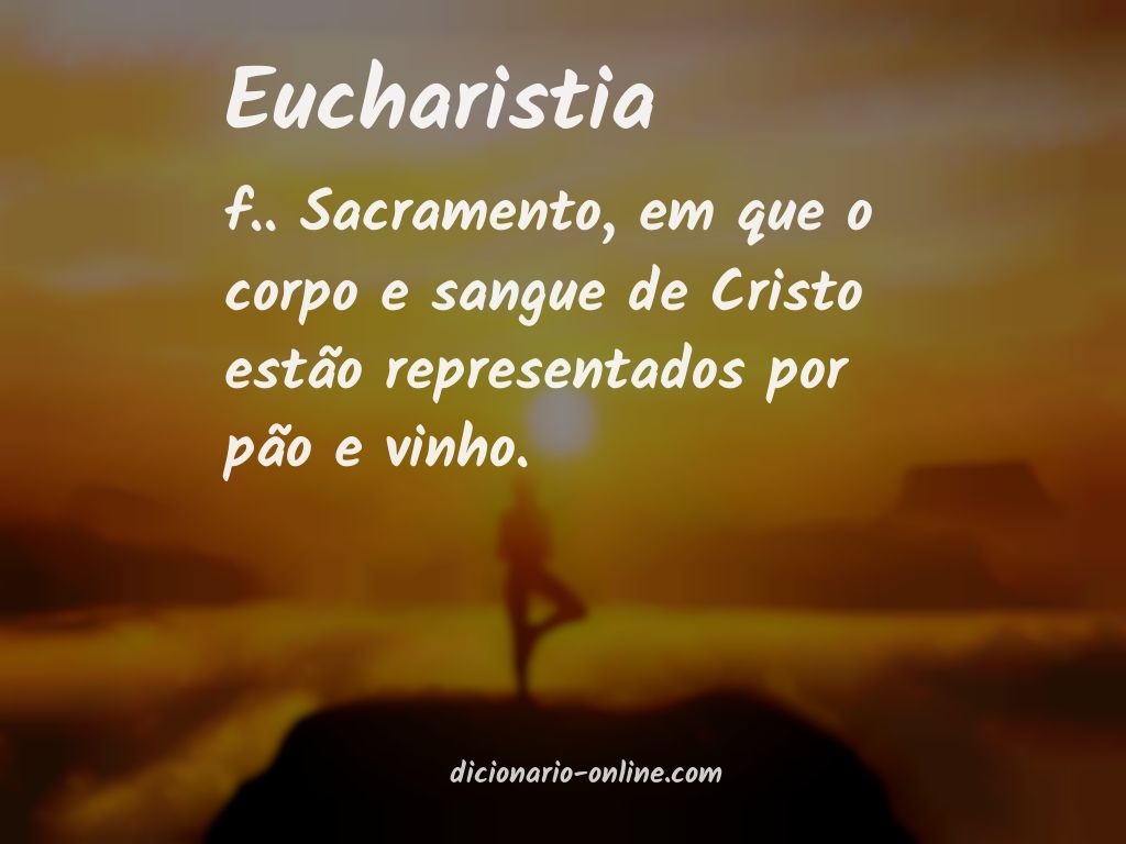 Significado de eucharistia