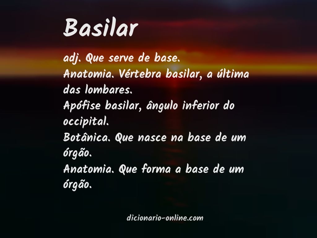 Significado de basilar