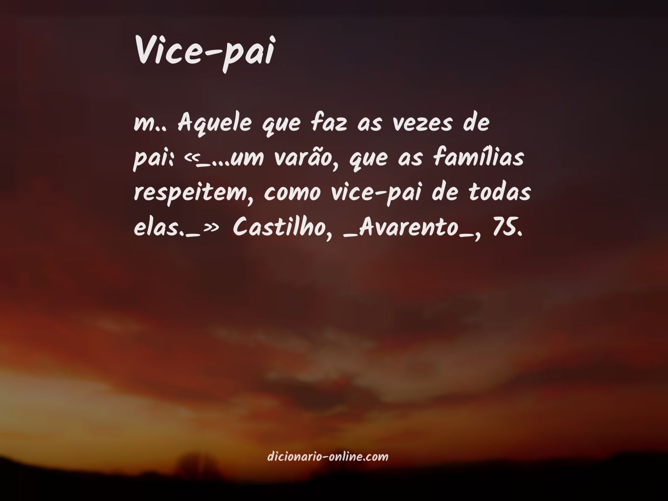 Significado de vice-pai