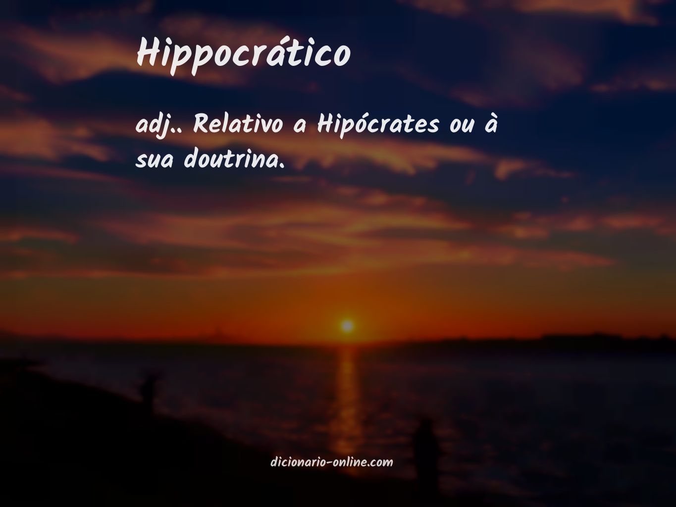 Significado de hippocrático