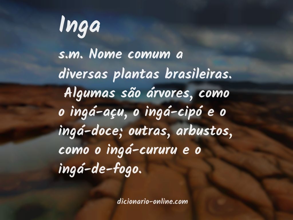 Significado de inga