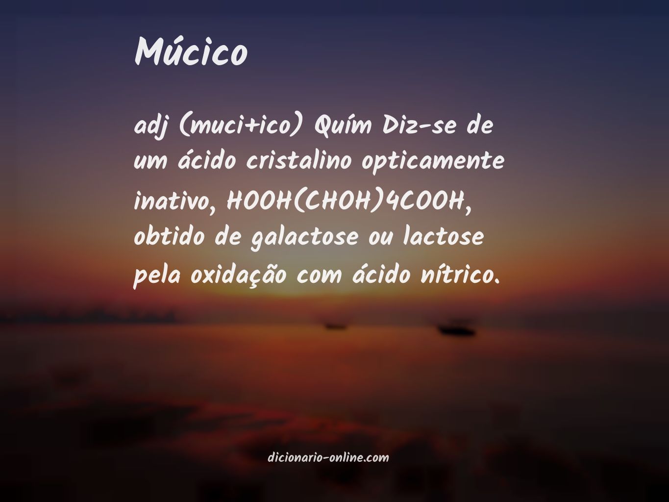 Significado de múcico