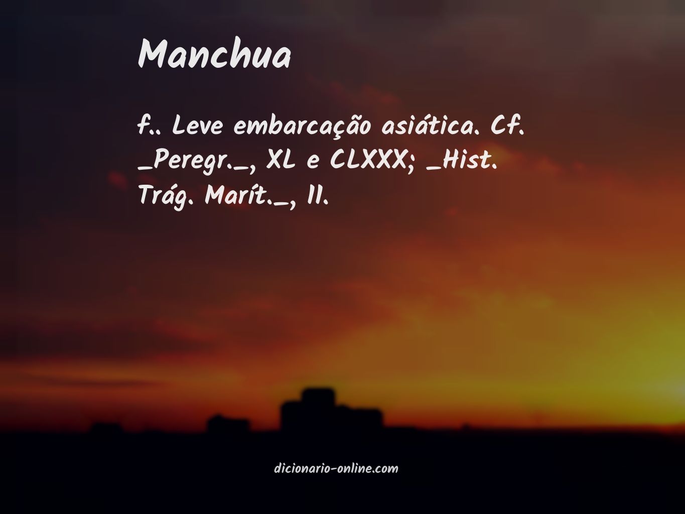 Significado de manchua