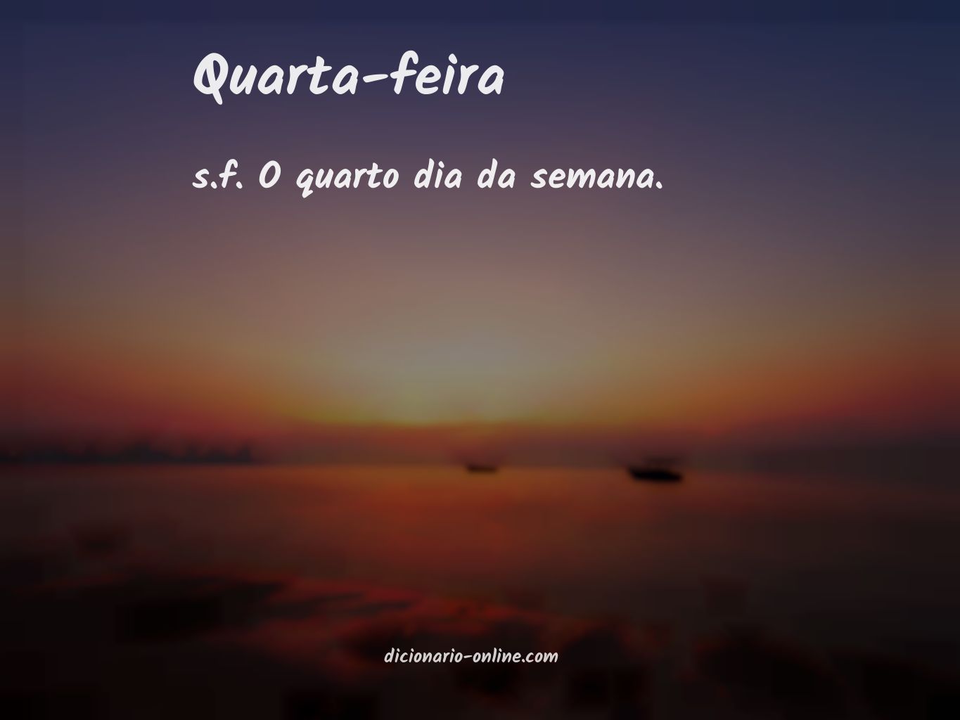 Significado de quarta-feira