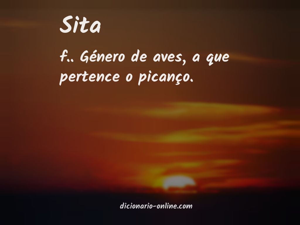 Significado de sita