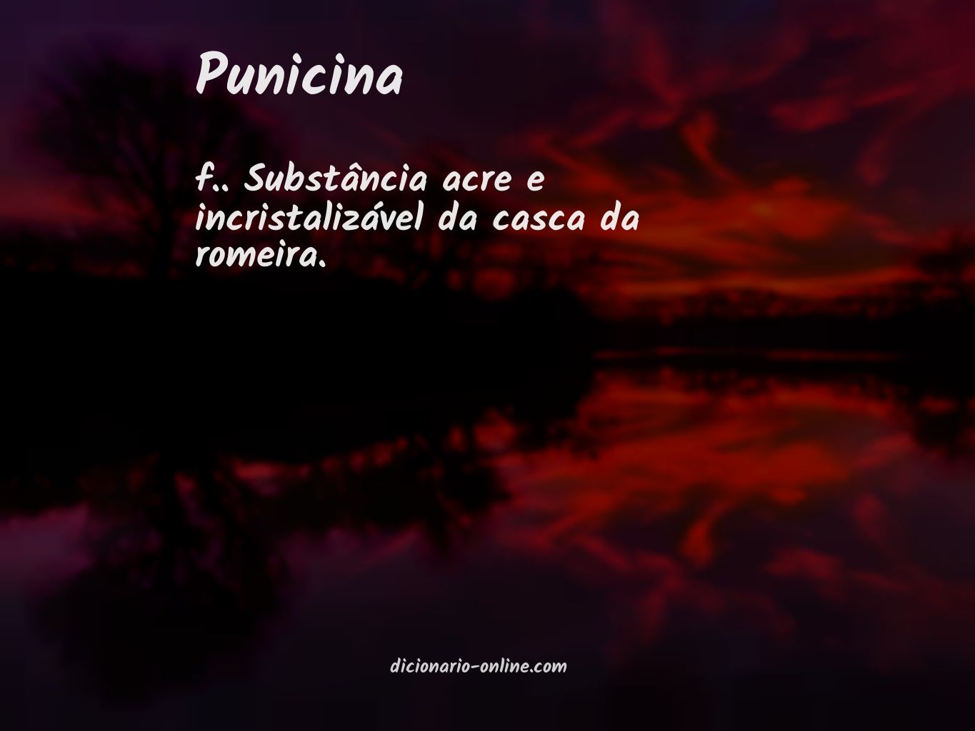 Significado de punicina