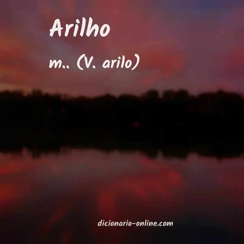 Significado de arilho