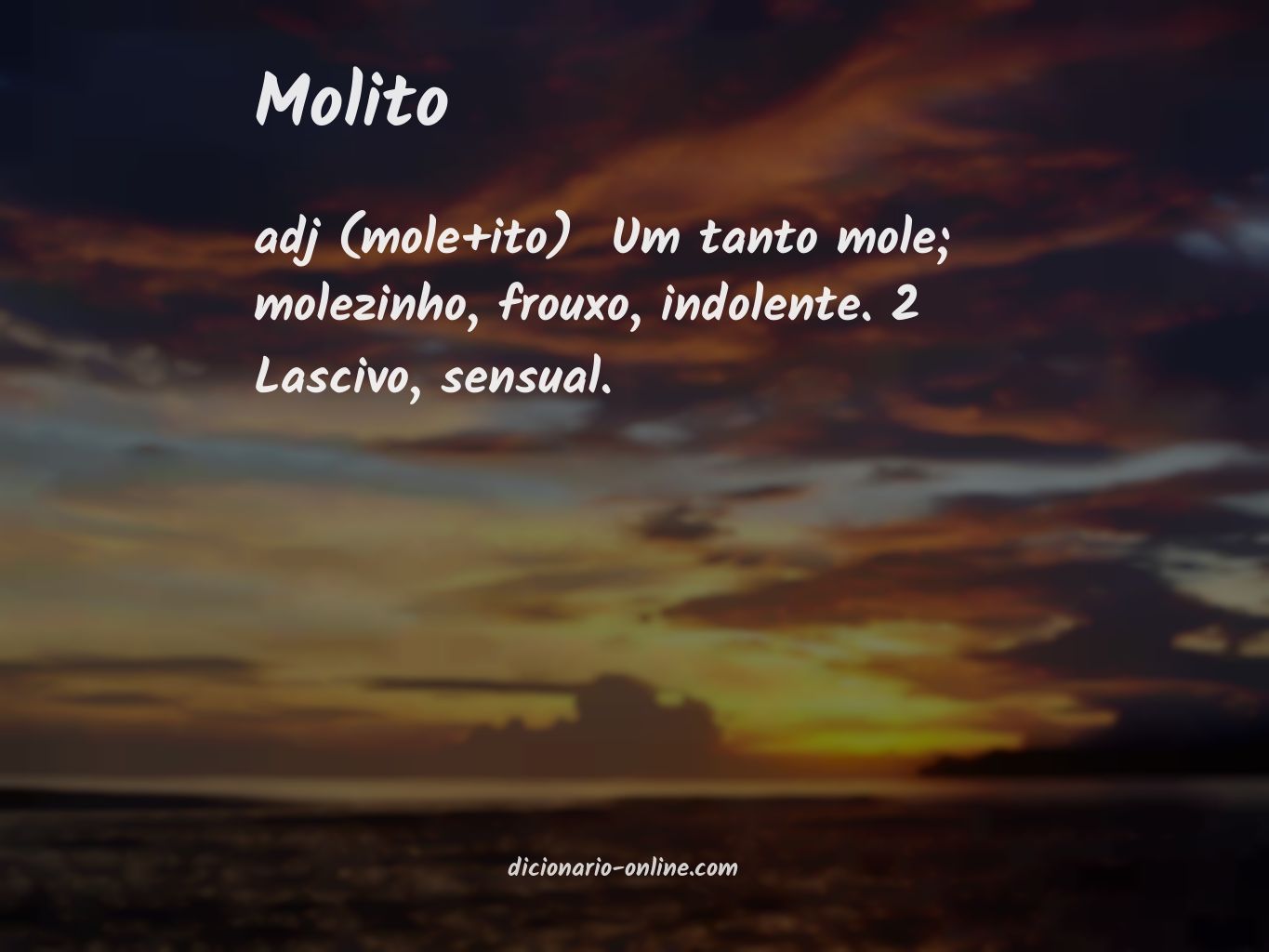 Significado de molito