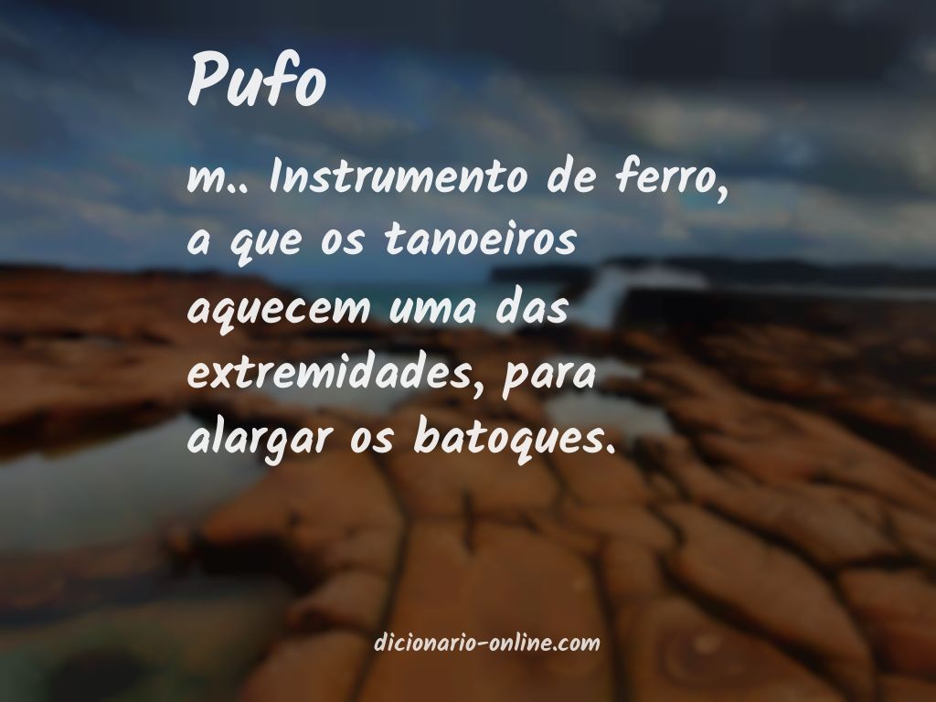 Significado de pufo