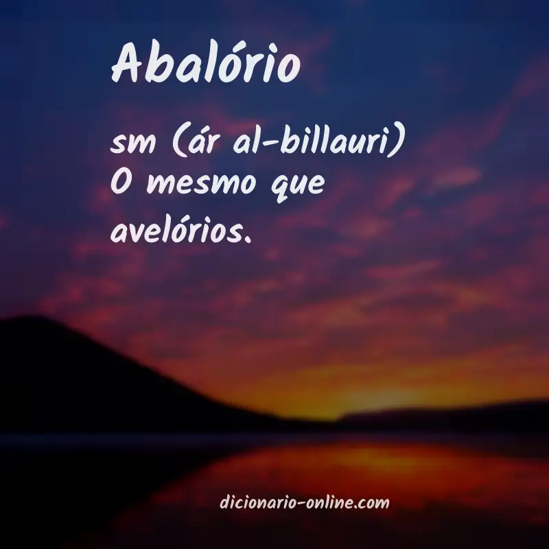 Significado de abalório