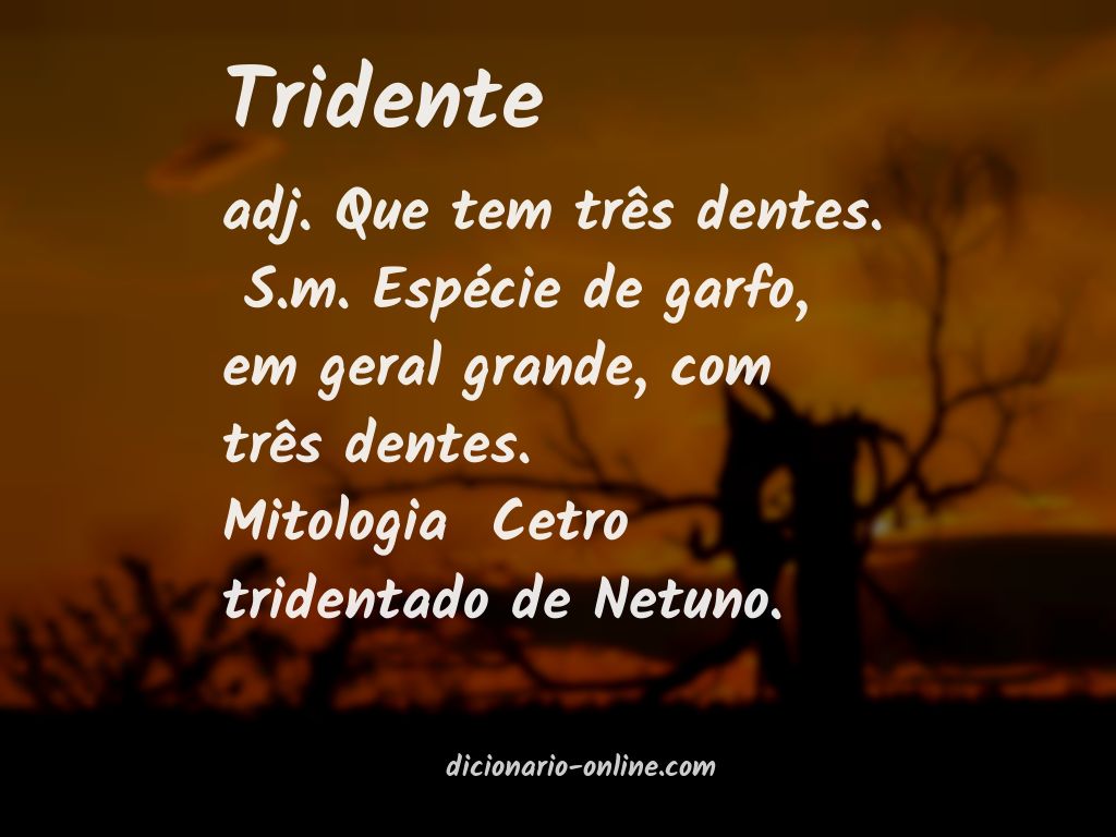 Significado de tridente