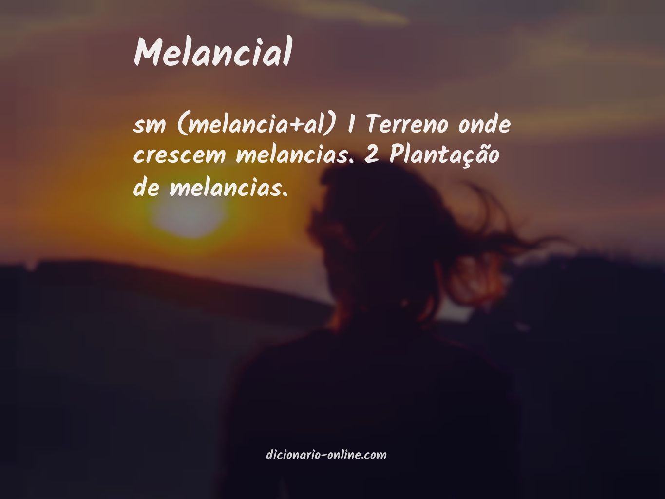 Significado de melancial