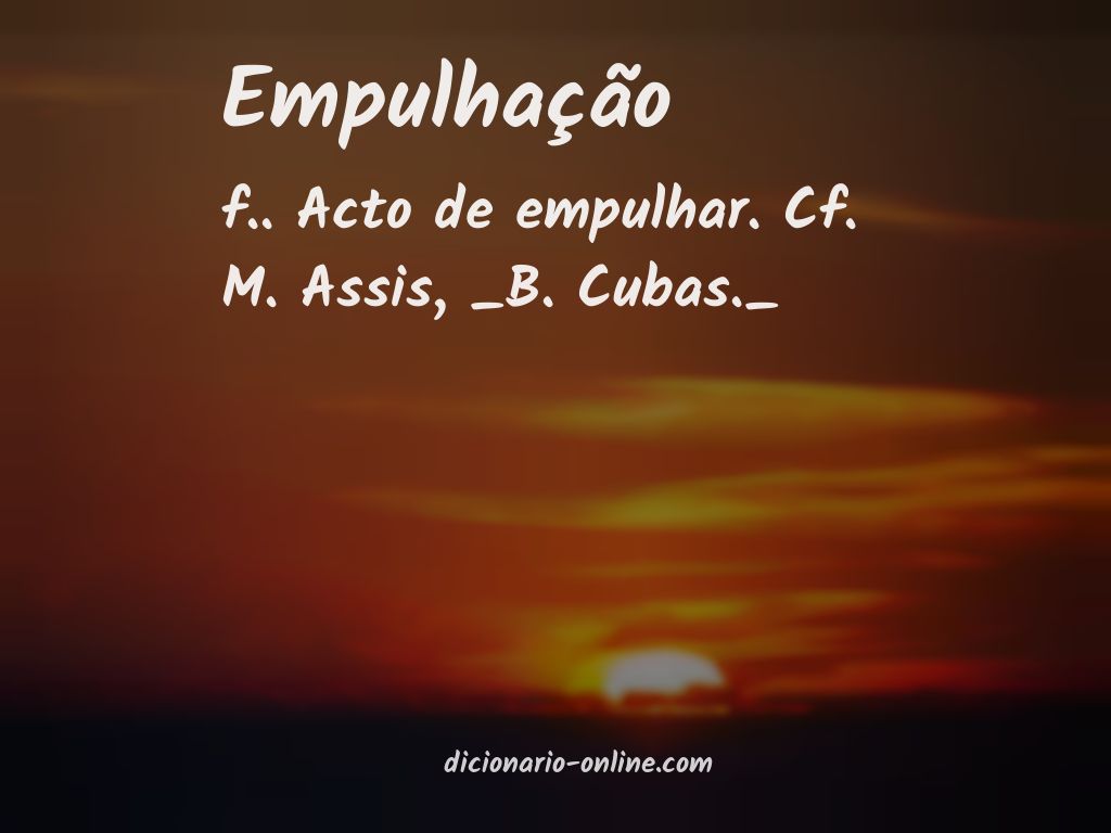 Significado de empulhação