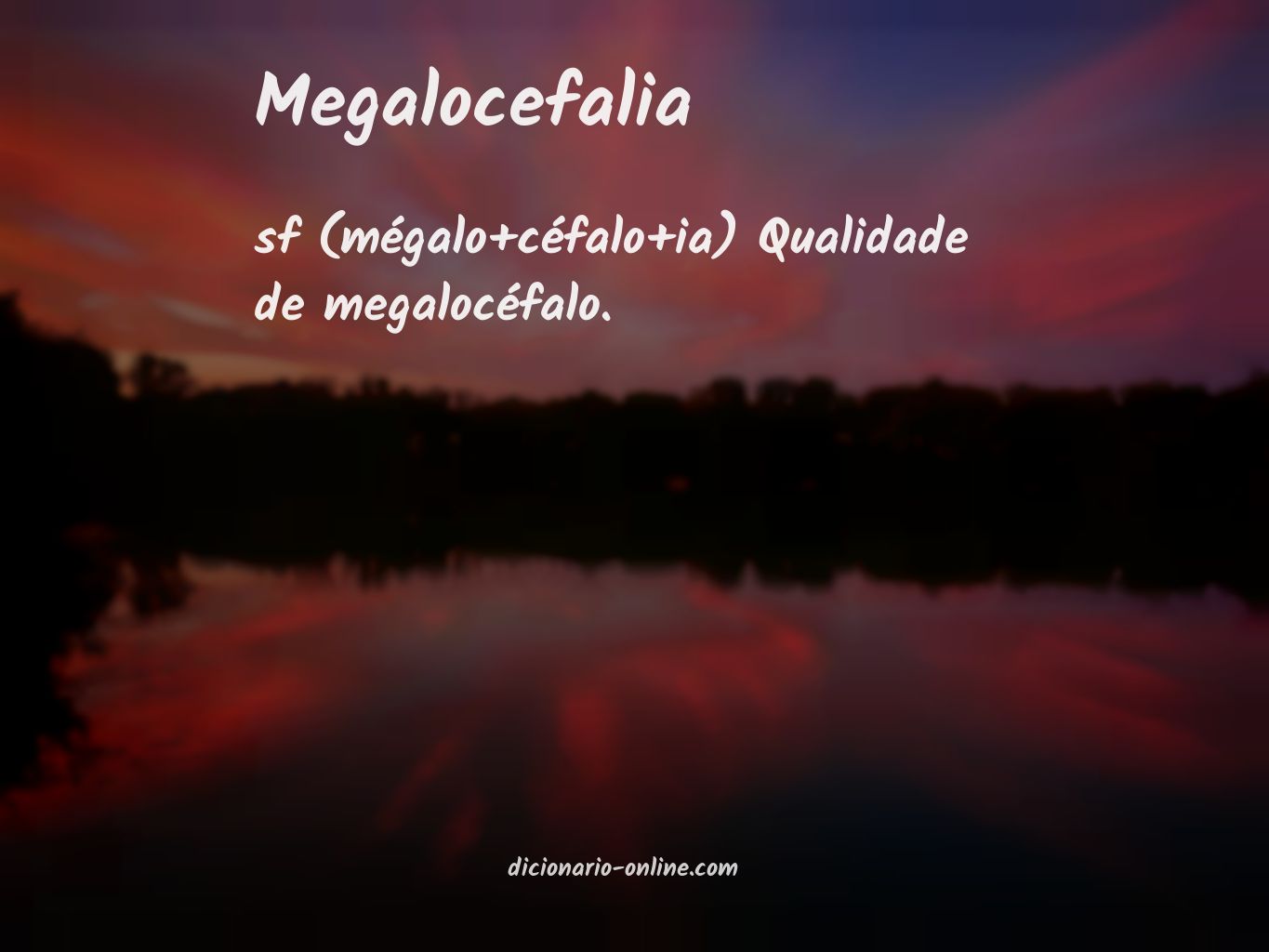 Significado de megalocefalia