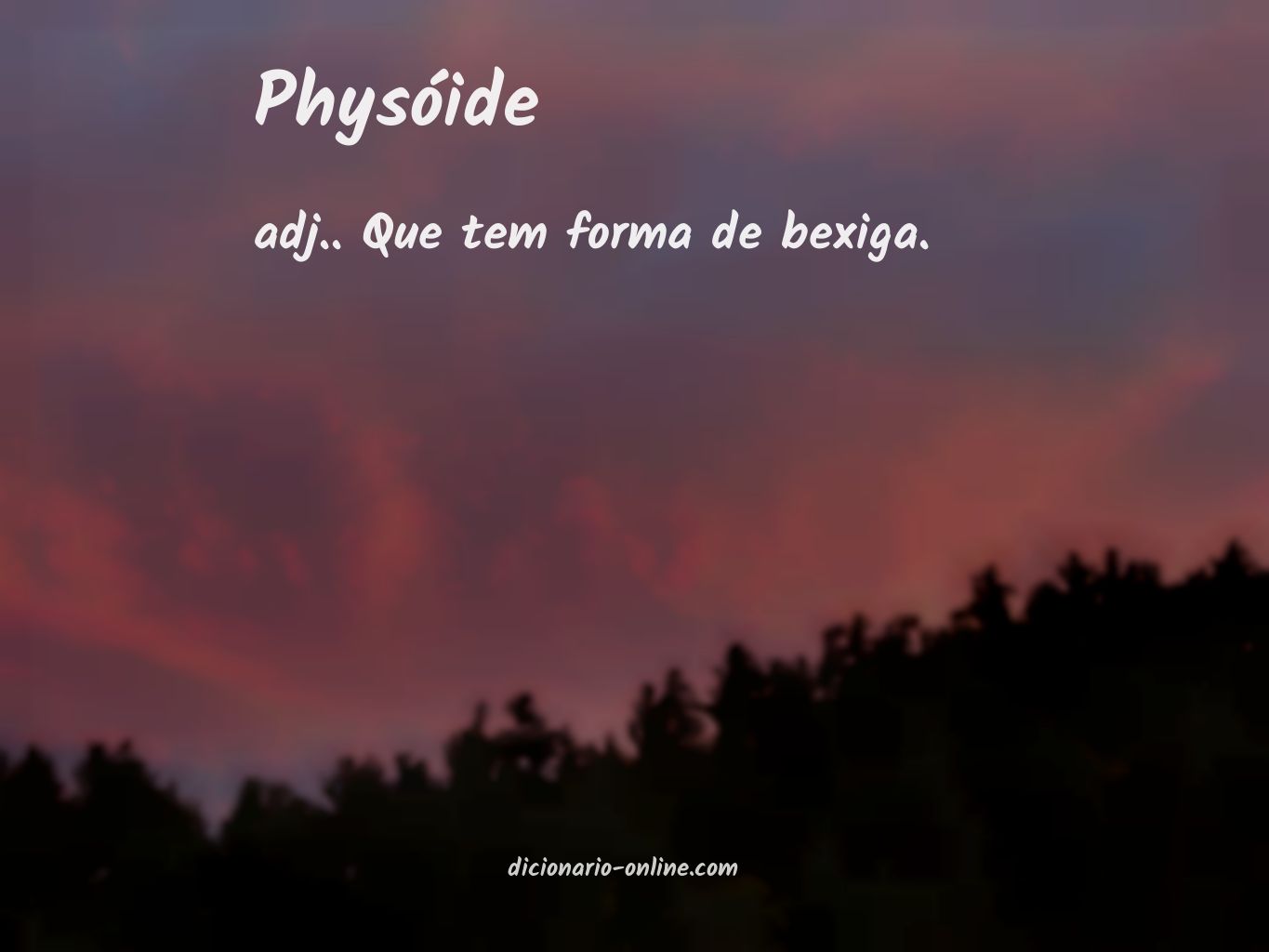 Significado de physóide