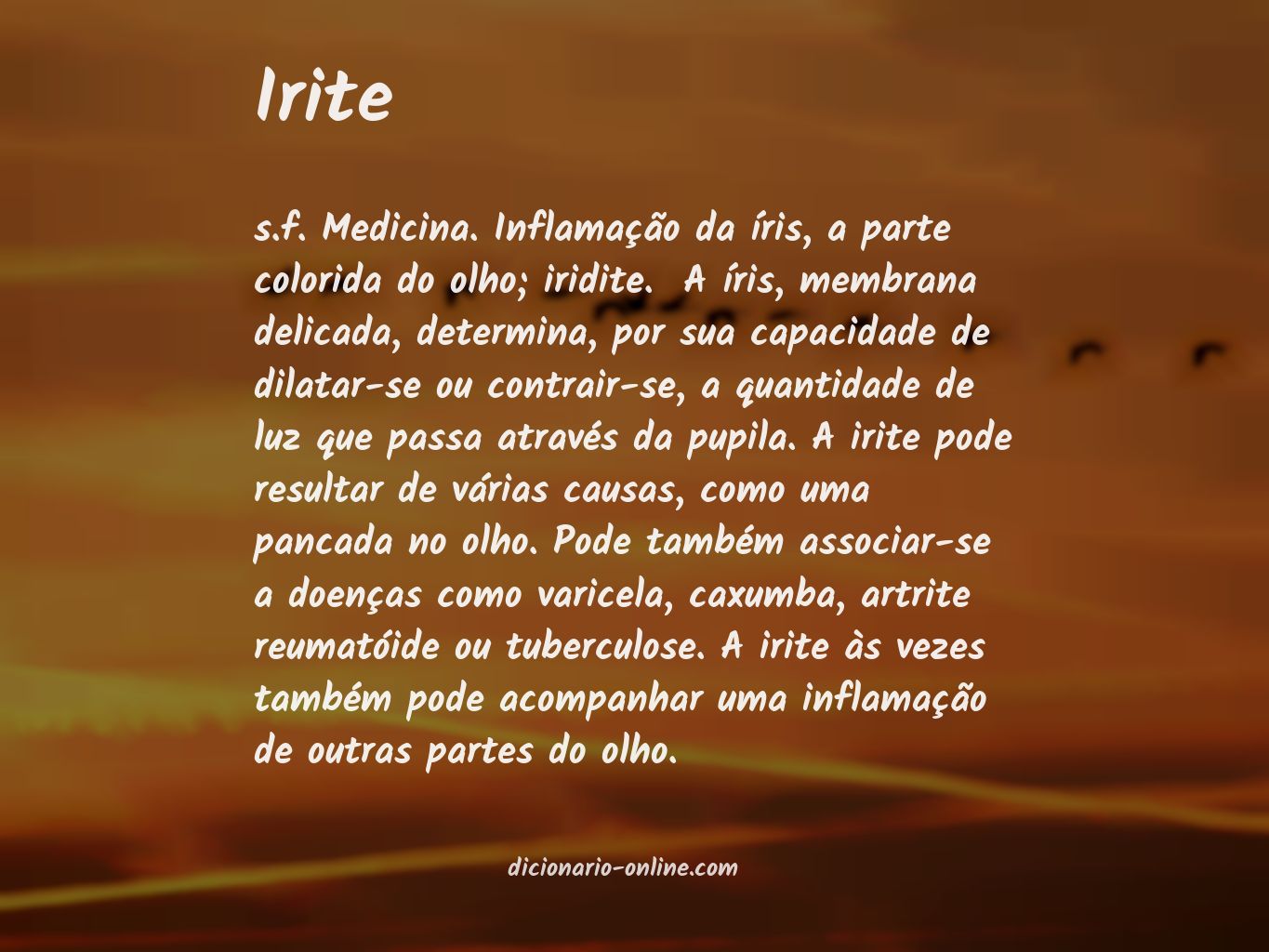 Significado de irite