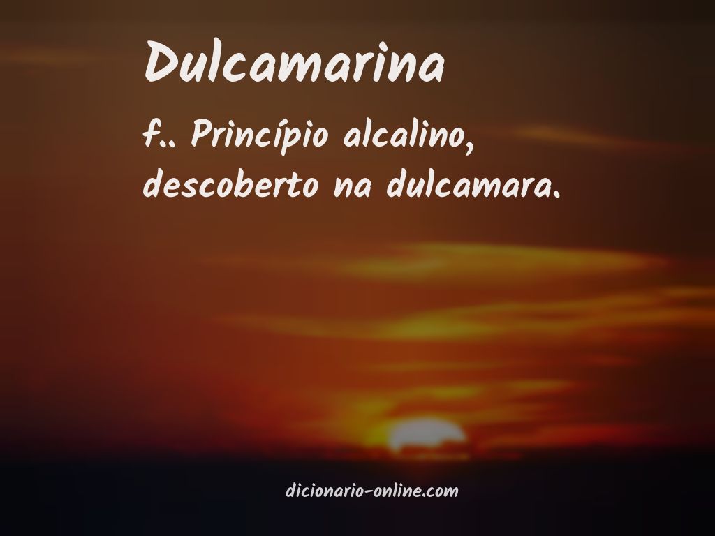 Significado de dulcamarina