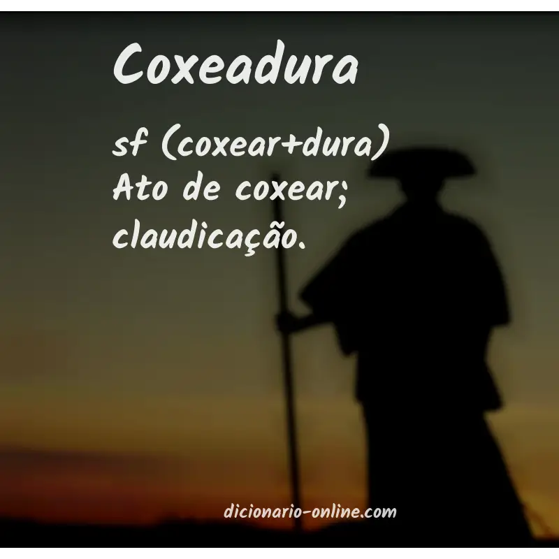 Significado de coxeadura