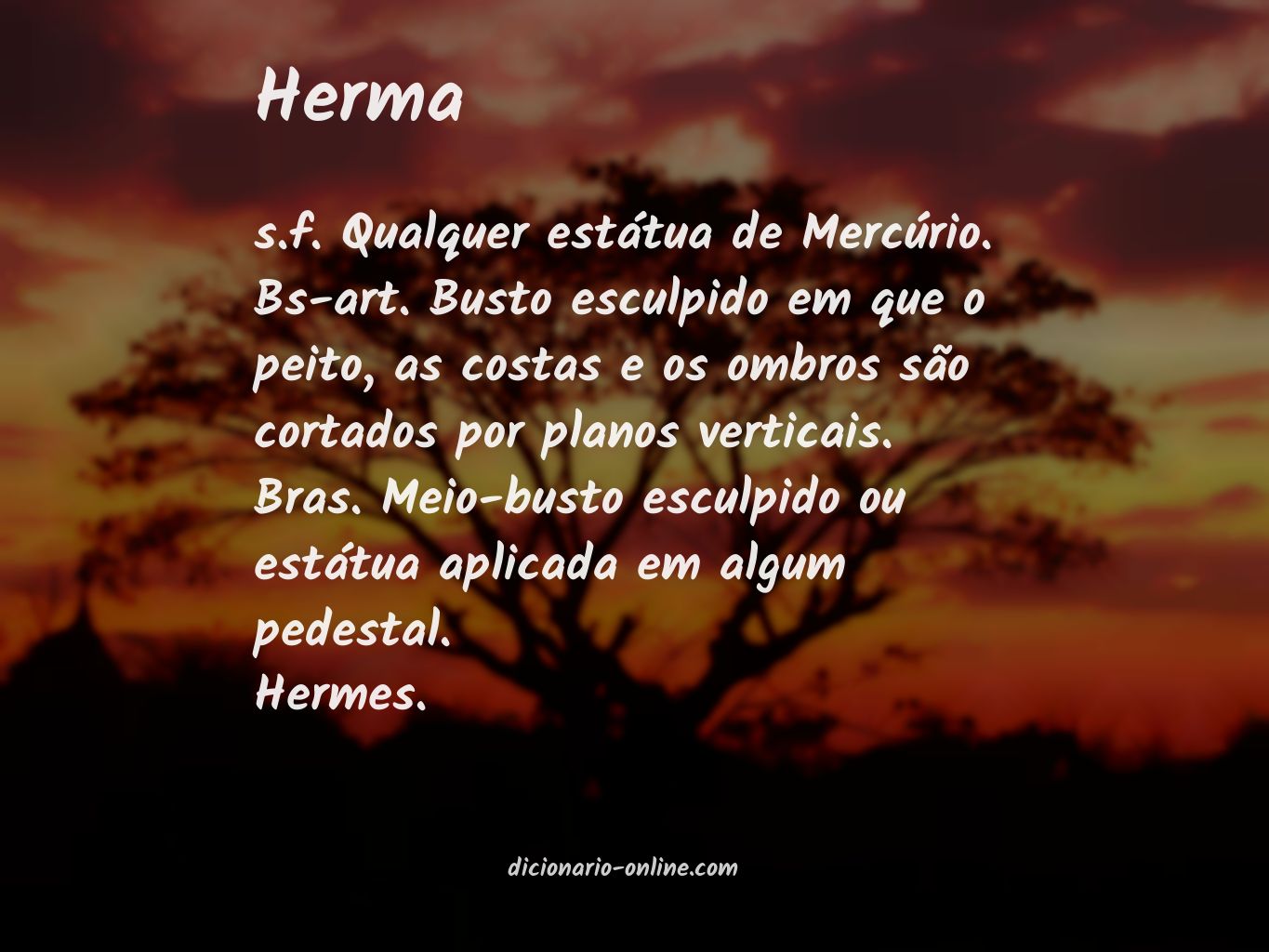 Significado de herma