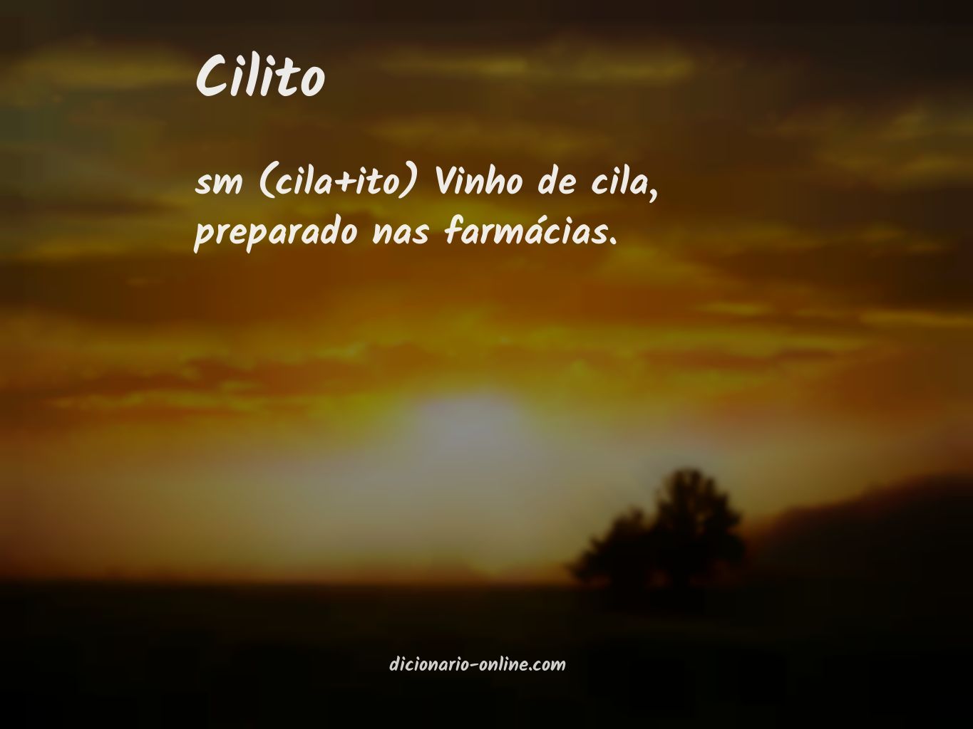 Significado de cilito