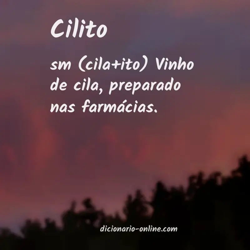 Significado de cilito