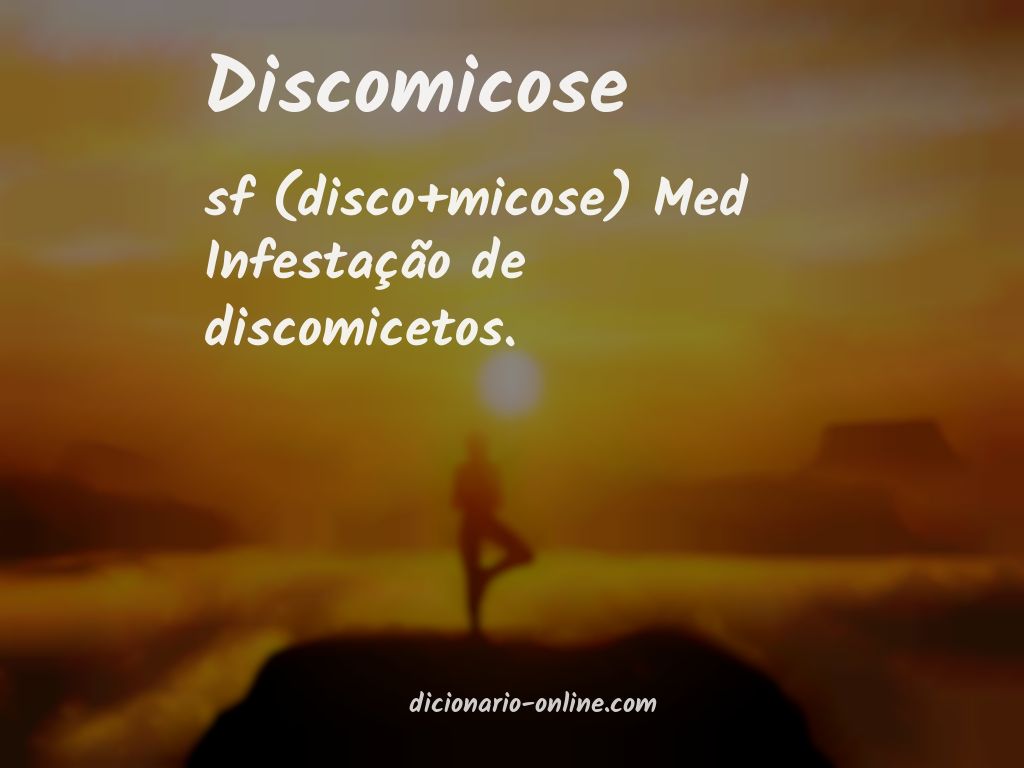 Significado de discomicose