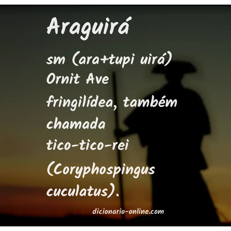 Significado de araguirá