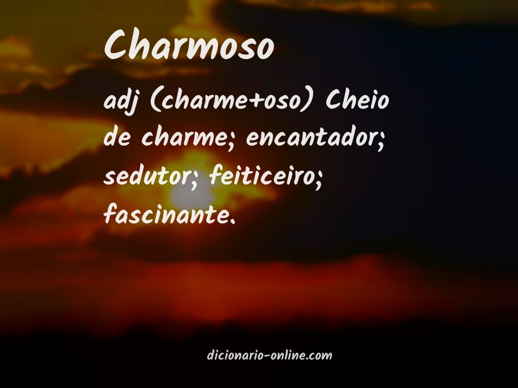 Significado de charmoso