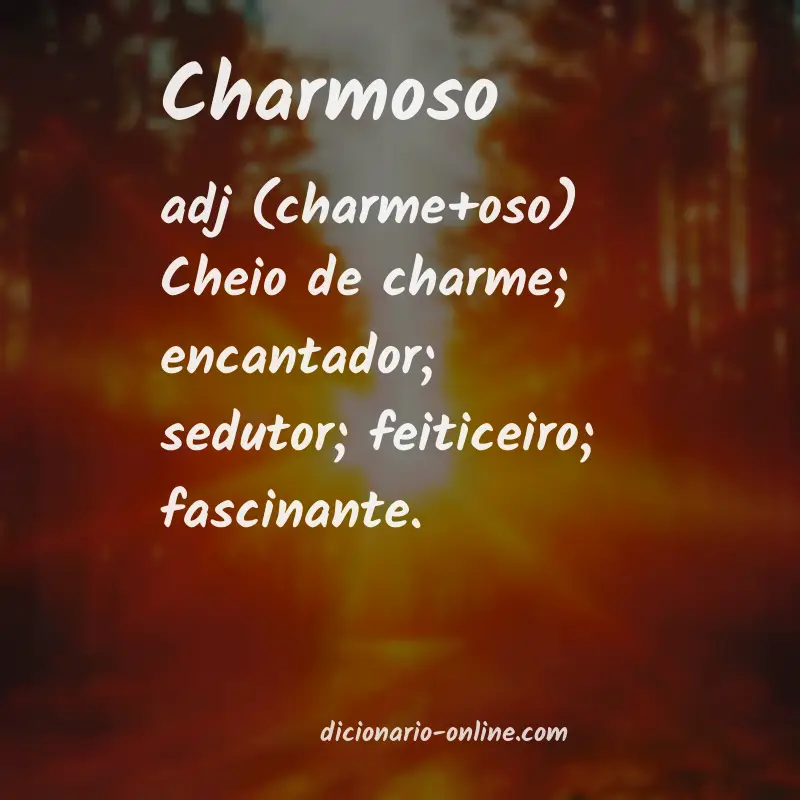 Significado de charmoso