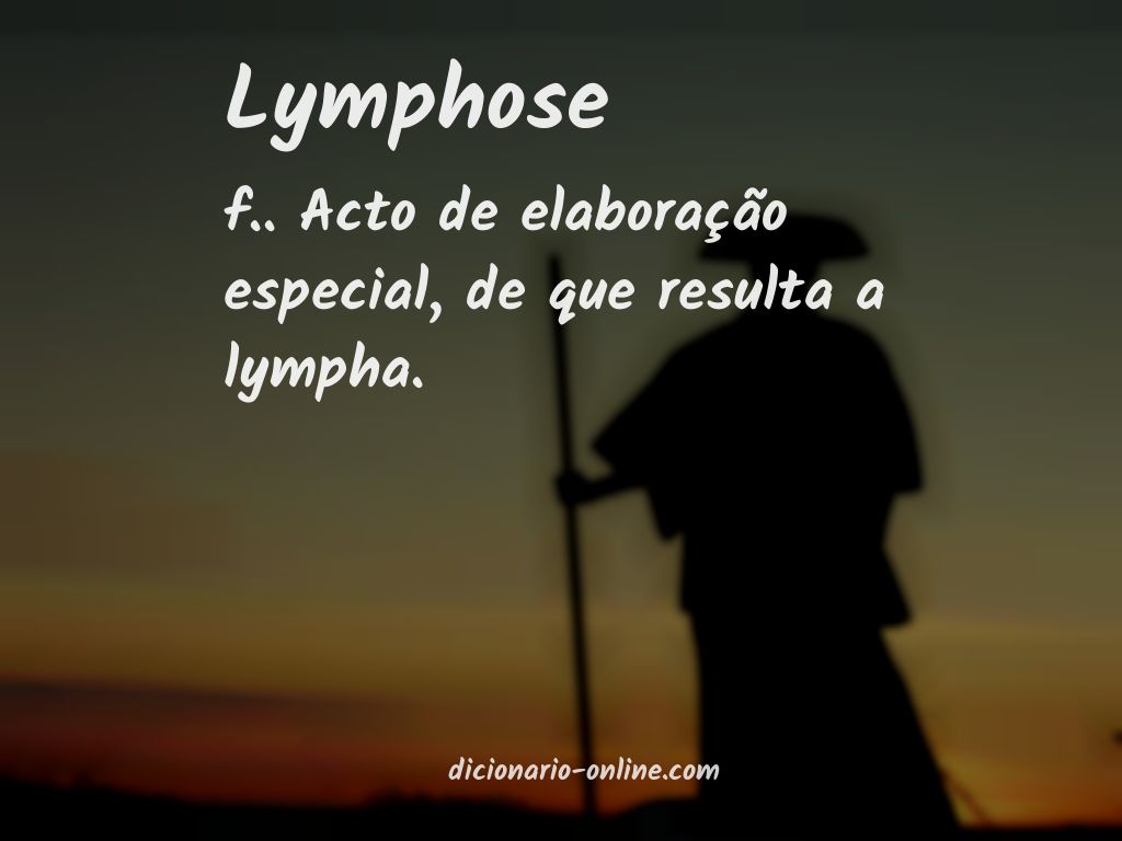 Significado de lymphose