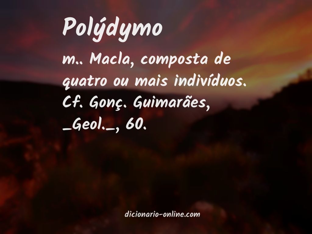 Significado de polýdymo