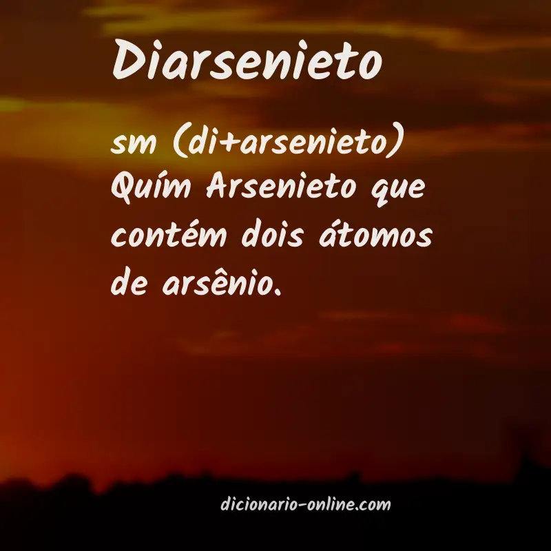 Significado de diarsenieto