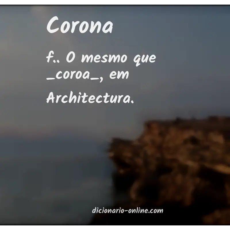Significado de corona