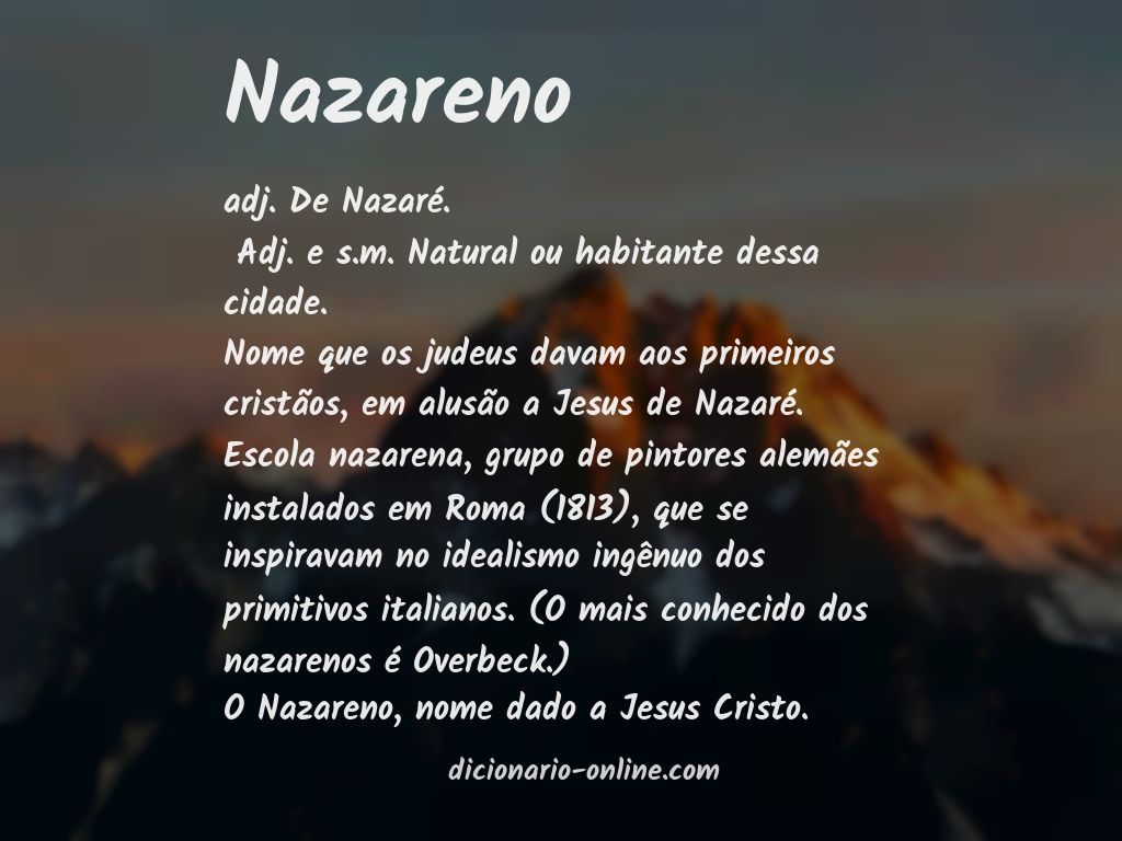 Significado de nazareno