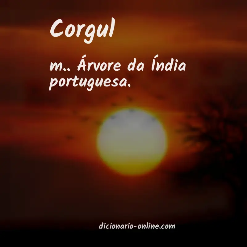 Significado de corgul