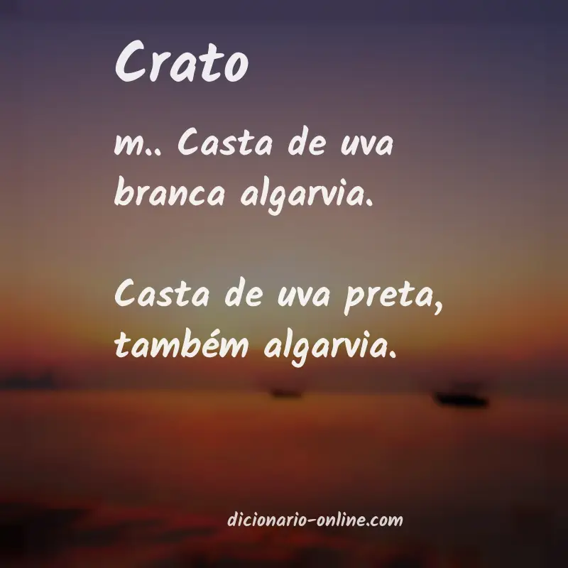 Significado de crato