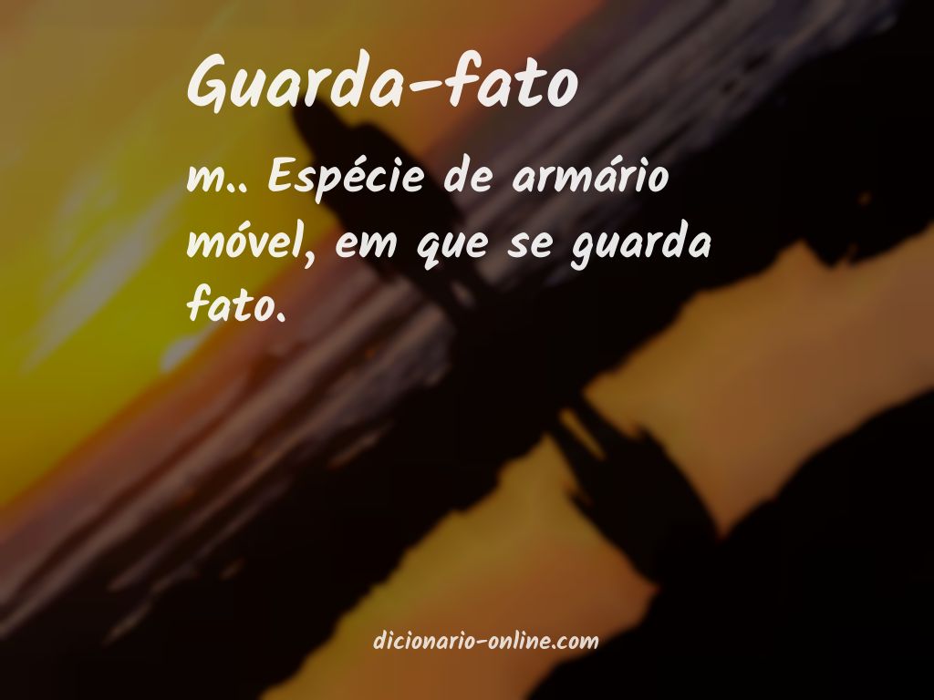 Significado de guarda-fato