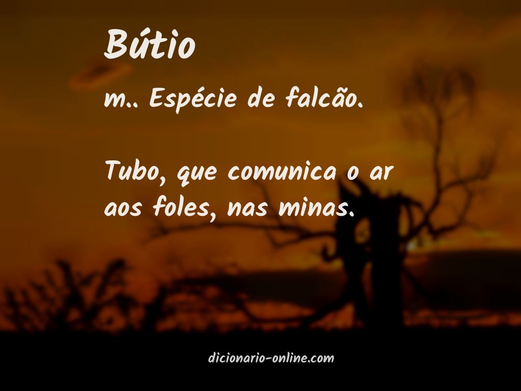 Significado de bútio