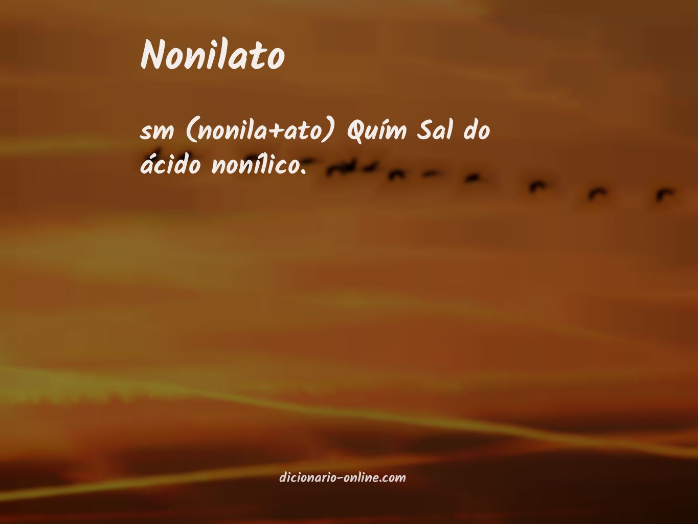 Significado de nonilato