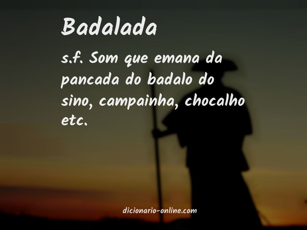 Significado de badalada