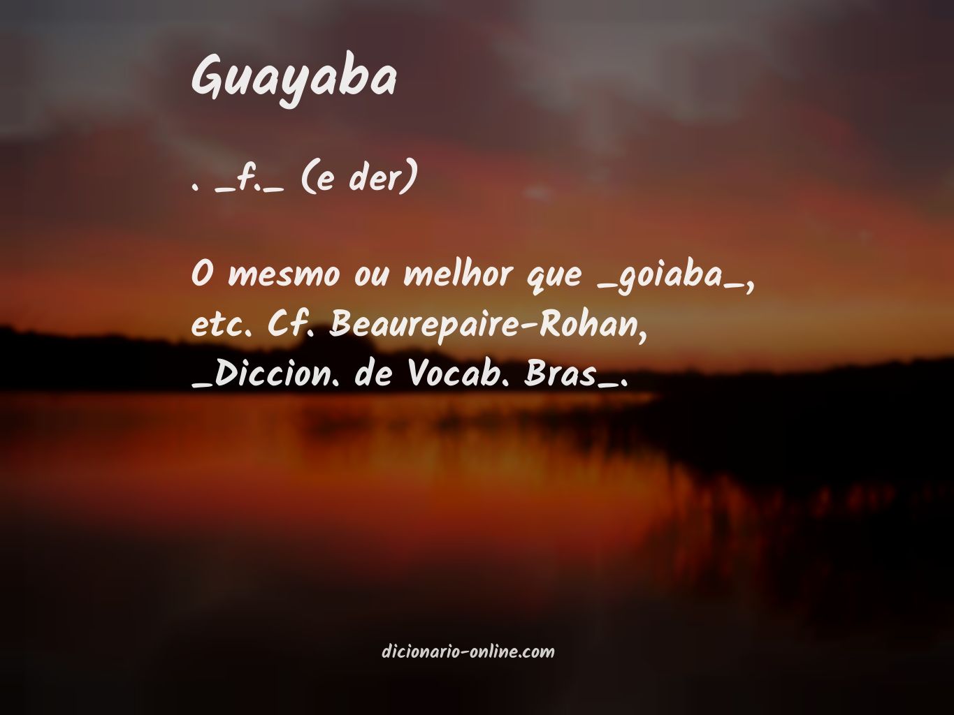 Significado de guayaba