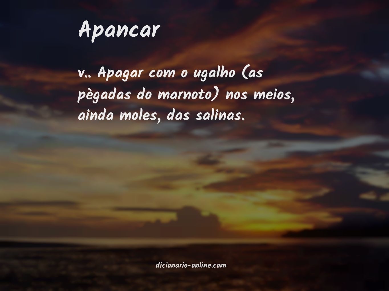 Significado de apancar