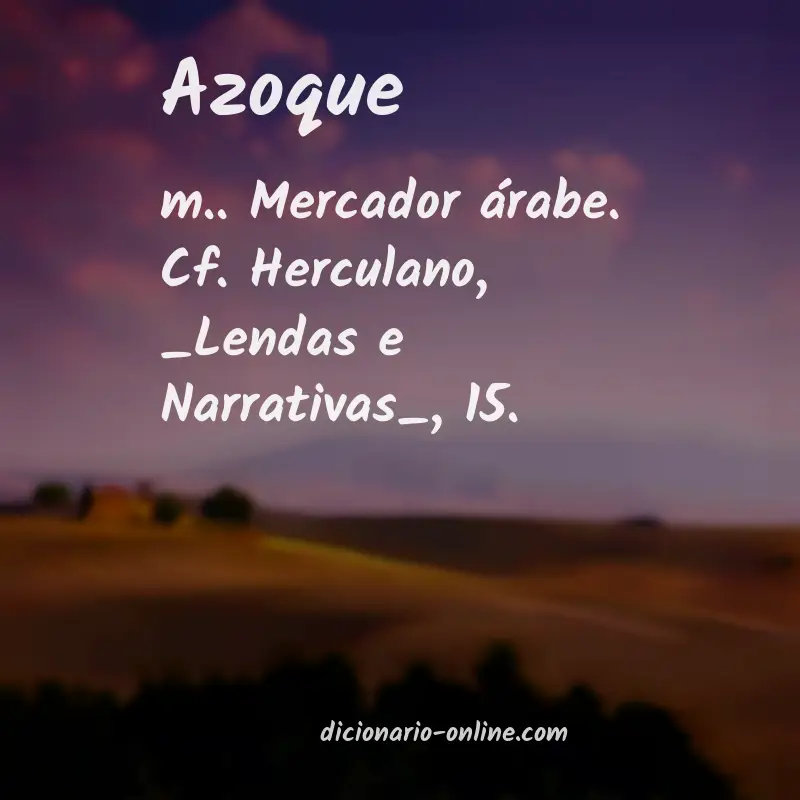 Significado de azoque