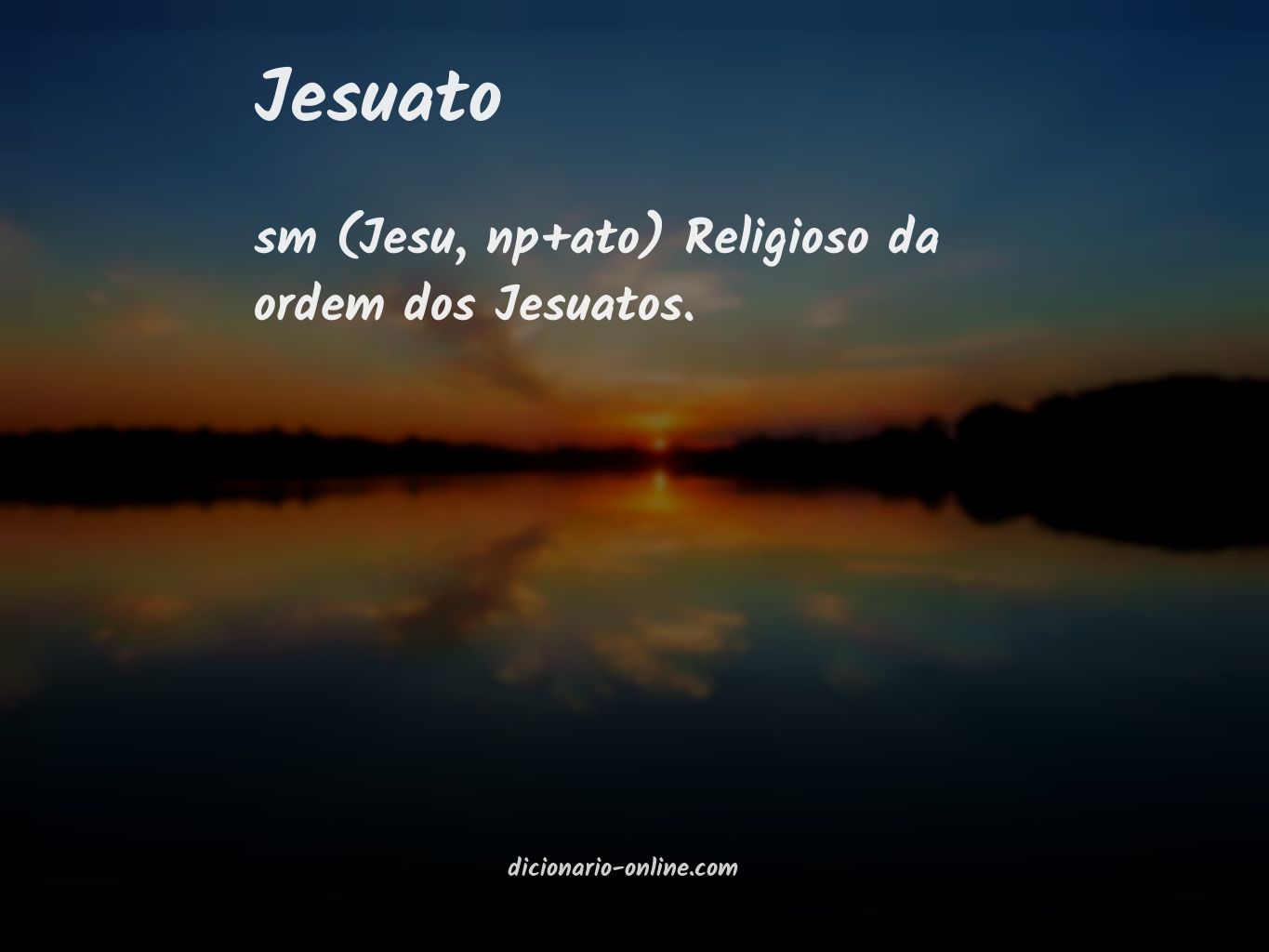 Significado de jesuato